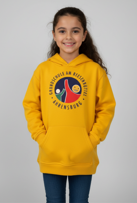 Kinder Hoodie - Pop Gelb