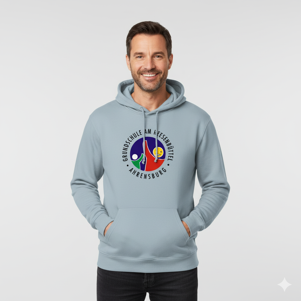 Herren Hoodie - Blue Fog